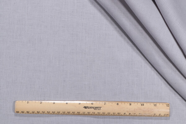 Lino Textiles Nevada-57 Inch Woven Linen Drapery Fabric in Classic Grey
