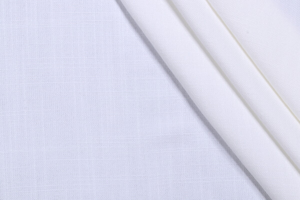 Click for 1.88 Yards Lino Textiles Logan Woven Polyester Drapery Fabric in Ivory Lino Textiles Logan Woven Polyester Drapery Fabric in Ivory