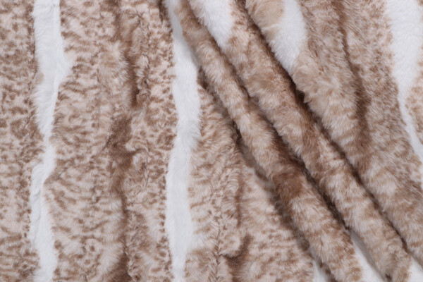 PK Lifestyles Roar Faux-Fur Decorator Fabric in Red Fox