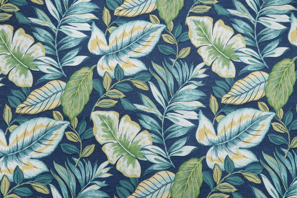Richloom Goldcoast Printed Polyester Outdoor Fabric in Capri