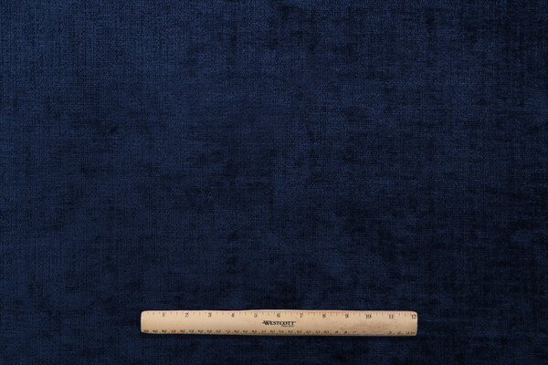 P Kaufmann Lucca Woven Chenille Upholstery Fabric in Indigo