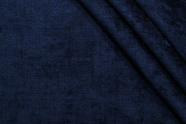 P Kaufmann Lucca Woven Chenille Upholstery Fabric in Indigo