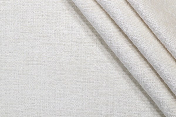 Kaufmann Lucca Woven Chenille Upholstery Fabric in Alabaster