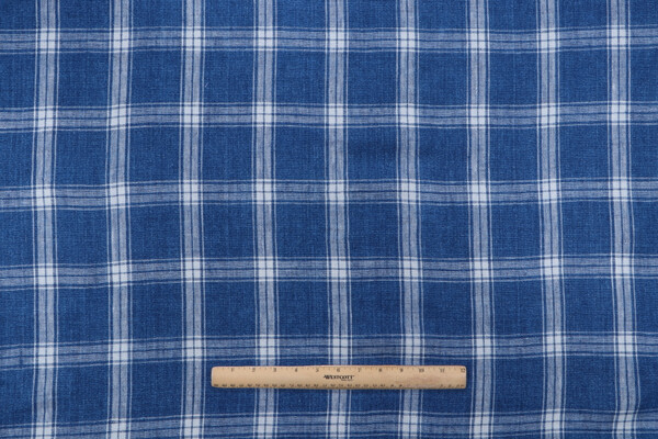 Kaufmann Preston Woven Decorator Fabric in Cobalt