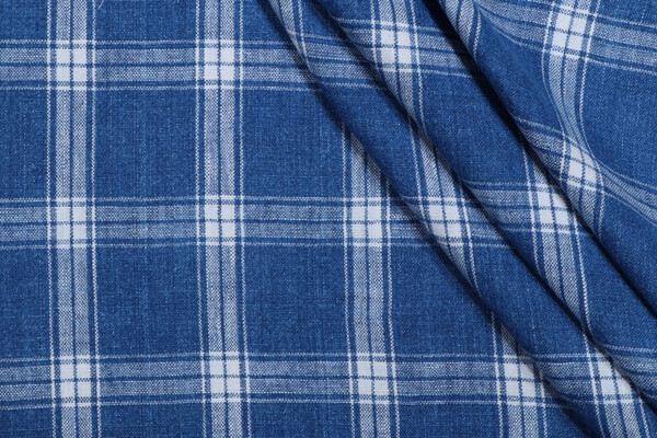 Kaufmann Preston Woven Decorator Fabric in Cobalt