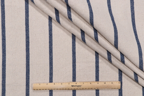 Stof France St. Trop Woven Upholstery Fabric in Marine