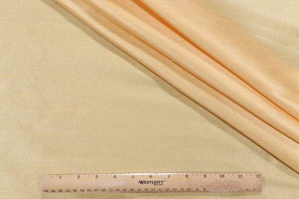 Roma Woven Polyester Drapery Fabric in Yellow