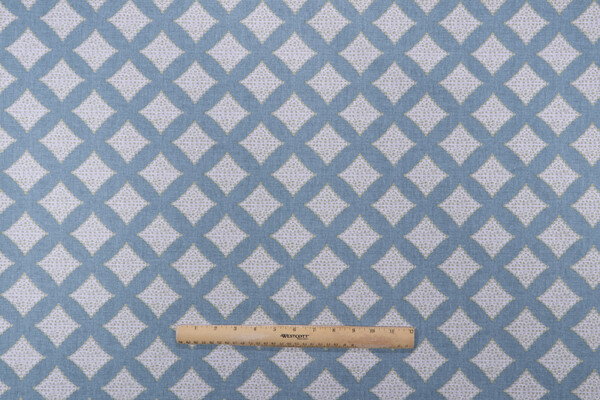 Magnolia Home Alder Printed Cotton Drapery Fabric in Verdigris