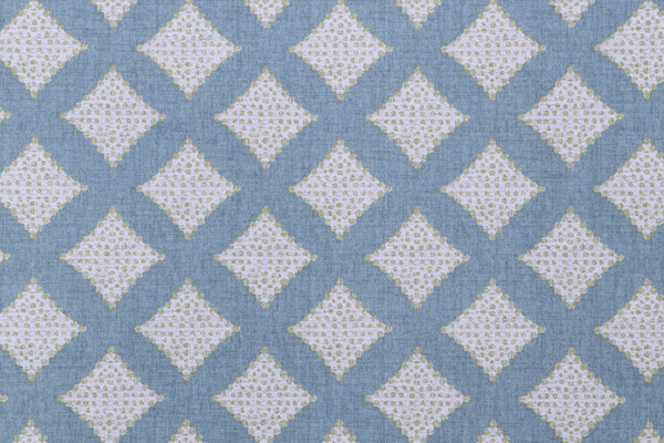 Magnolia Home Alder Printed Cotton Drapery Fabric in Verdigris