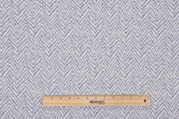 Sample of Hamilton Everett Woven Chenille Upholstery Fabric in Azul 