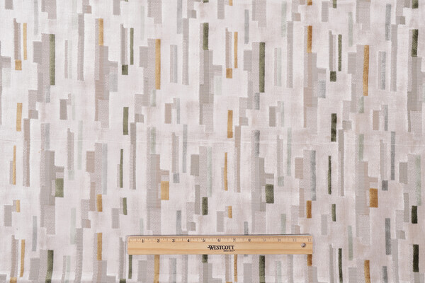 Sample of Hamilton Pierce Velvet Upholstery Fabric in Moss 