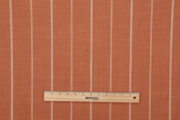 Richloom Leon Woven Upholstery Fabric in Pumpkin 
