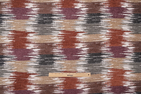 Mill Creek Low Key Chenille Tapestry Upholstery Fabric in Autumn 