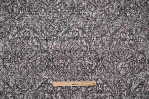 Mill Creek Cartagena Latex Backed Upholstery Fabric in Coal 