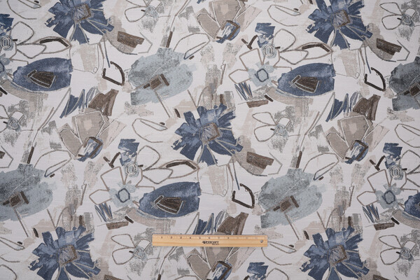 Mill Creek Delightful Tapestry Upholstery Fabric in Azure 