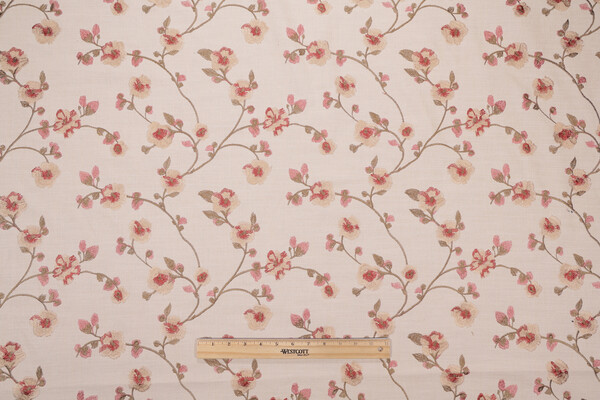 Mill Creek Funlover Embroidered Drapery Fabric in Harvest 