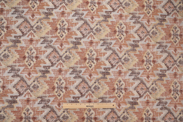 Mill Creek Inaya Latex Backed Chenille Upholstery Fabric in Pecan 