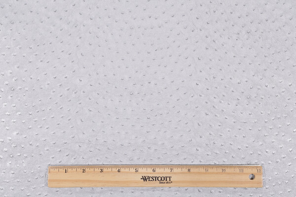 Scalamandre Struzzo Vinyl Upholstery Fabric in Silver