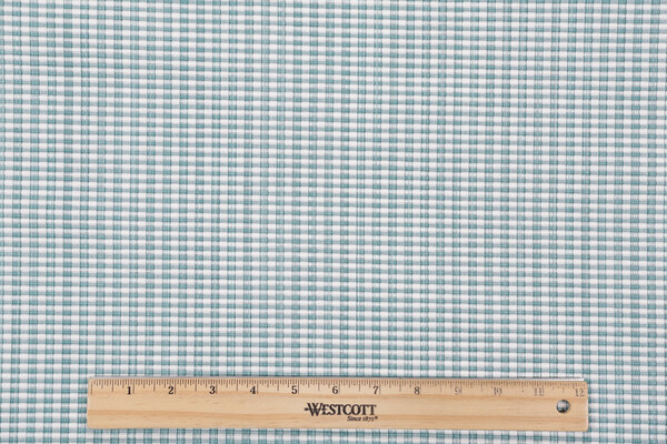 Scalamandre Magpie Woven Upholstery Fabric in Teal