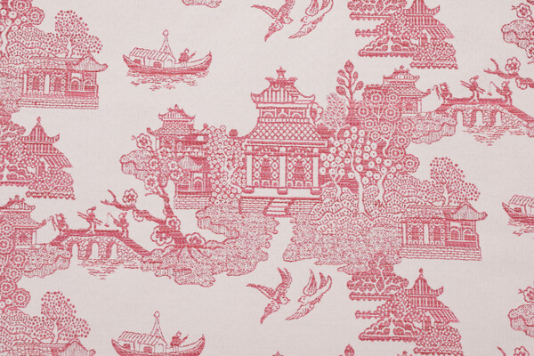 Scalamandre Tapestry Upholstery Fabric in Strawberry