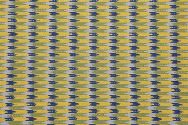 Scalamandre Windward Point Tapestry Upholstery Fabric in Lemon Indigo