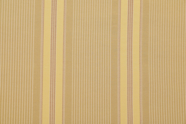 Grey Watkins Malabar Stripe Silk Decorator Fabric in Marigold