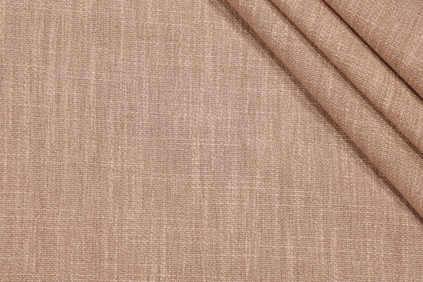 Scalamandre Flax Woven Linen Upholstery Fabric in Toast