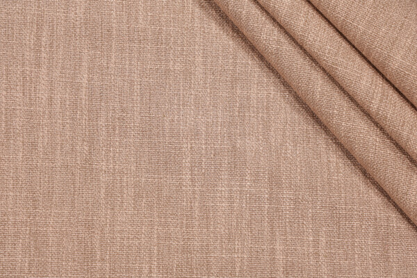 Scalamandre Flax Woven Linen Upholstery Fabric in Toast