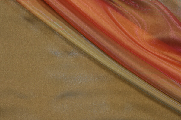 Scalamandre Rainbow Weighted Silk Drapery Fabric in Rose/Blue/Yellow