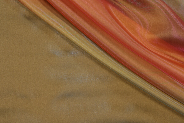 Scalamandre Rainbow Weighted Silk Drapery Fabric in Rose/Blue/Yellow