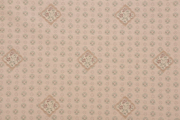 Scalamandre Bramino Tapestry Upholstery Fabric in Green/Beige