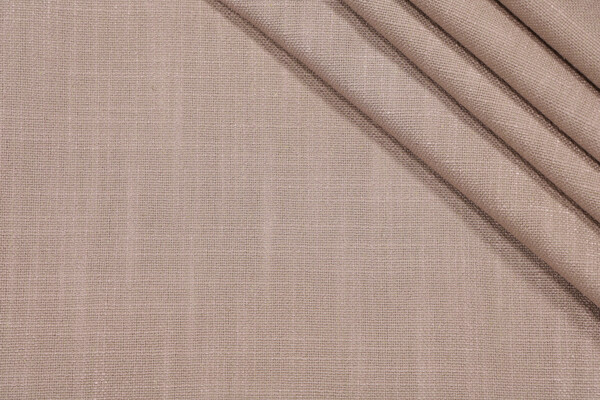 Scalamandre Flax Woven Linen Upholstery Fabric in Cork