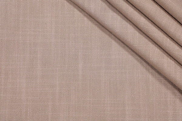 Scalamandre Flax Woven Linen Upholstery Fabric in Cork