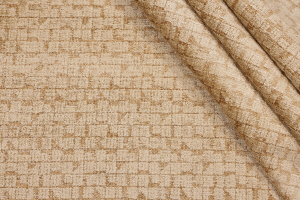 Scalamandre Woven Chenille Upholstery Fabric in Cashew