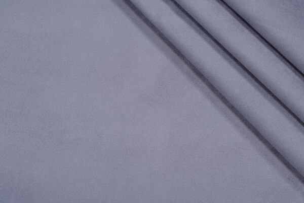 Scalamandre Backed Suede Decorator Fabric in Slate Blue