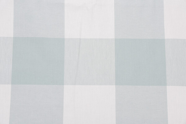 Buffalo Check Woven Upholstery Fabric in Seabreeze