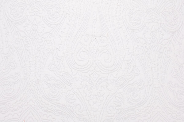 Louis Matelasse Upholstery Fabric in Metal