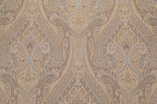 Karaj Paisley Woven Upholstery Fabric in Mineral