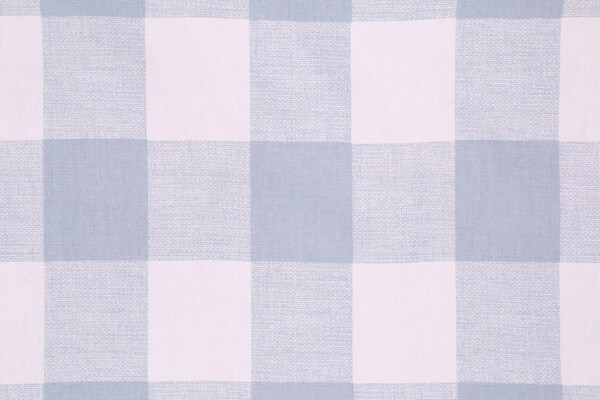 Premier Prints Anderson Plaid Printed Cotton Drapery Fabric in Cashmere Blue