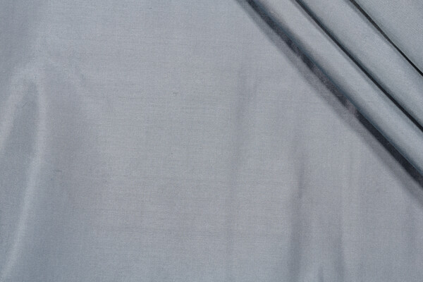 Tikka Backed Silk Decorator Fabric in Steel