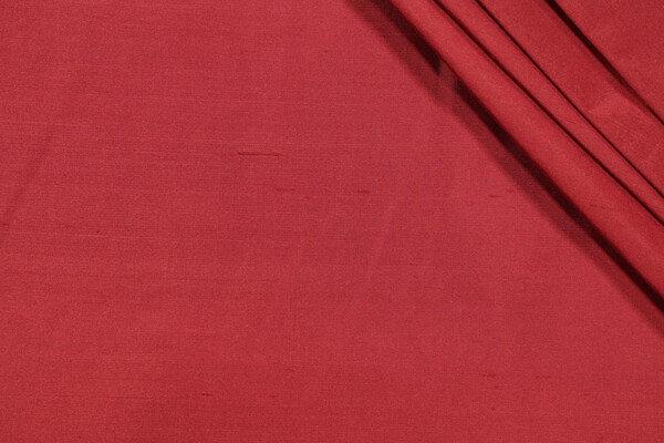 Tikka Backed Silk Decorator Fabric in Redwood