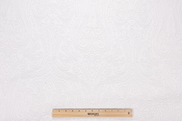 Louis Matelasse Upholstery Fabric in Metal