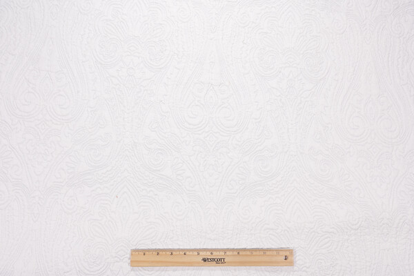 Louis Matelasse Upholstery Fabric in Metal