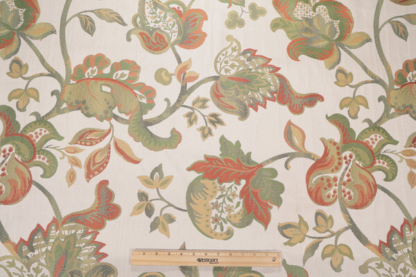 Audrey Tapestry Upholstery Fabric in Spice