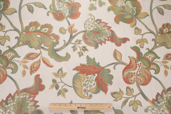 Audrey Tapestry Upholstery Fabric in Spice