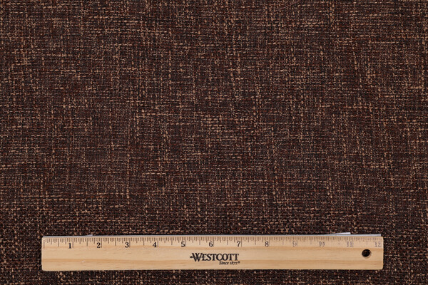 Scalamandre Colbert Woven Upholstery Fabric in Chocolate Brown