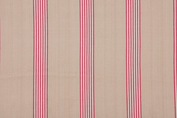 Fonthill Soline Stripe Woven Upholstery Fabric in Red Multi