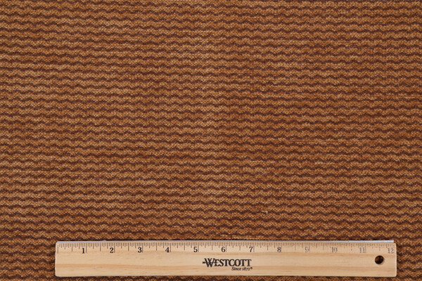 Scalamandre Yakamoz Woven Chenille Upholstery Fabric in Caramel