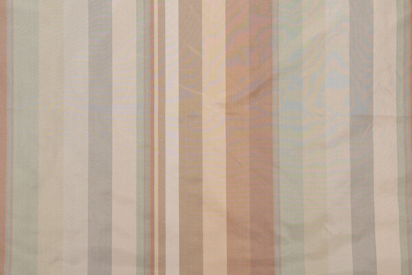 Scalamandre Jacqueline Stripe Silk Decorator Fabric in Green/Gold/Bronze