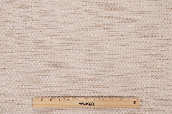 Strie Woven Upholstery Fabric in Natural
